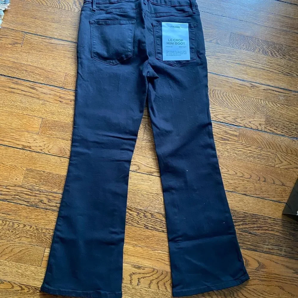 Frame Denim LE CROP MINI BOOT cut jeans size 28 NWT